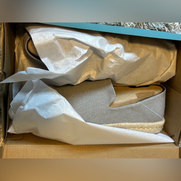 TOMS - Santiago - Espadrille Casual Comfort Ortholite Drizzle Grey size 8 - Picture 4 of 6